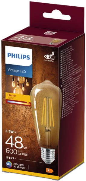 Onset capacity Inhibit Philips ST64 E27 5.5W 2500K (8718699673581) (Bec LED) - Preturi