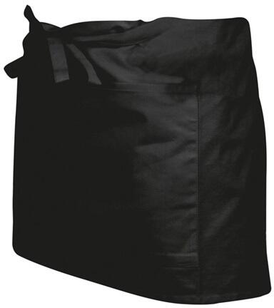 Kötény, pincér, 180gr, ÖKO-TEX, fekete
