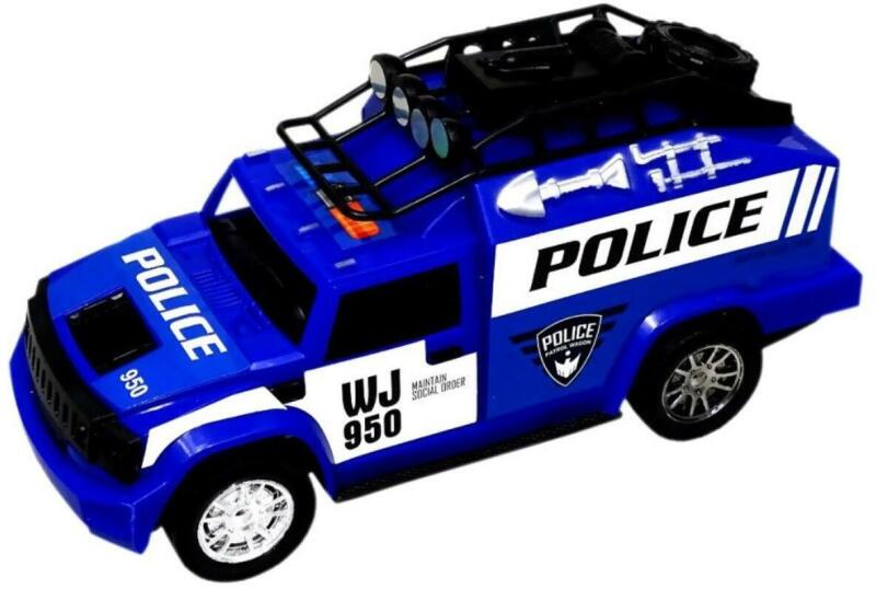 Játék rendőrautó kék színben 48554