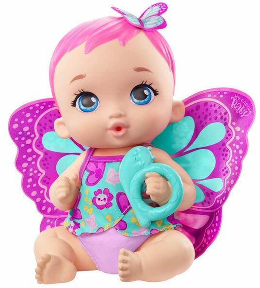 Mattel My Garden Baby: Feed and Change - Păpușă-fluture roz (GYP10) (Papusa)  - Preturi
