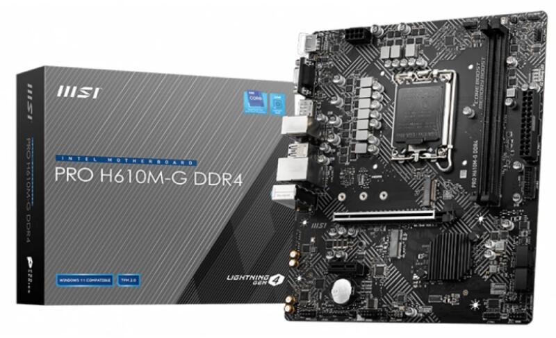 PRO H610M-G DDR4