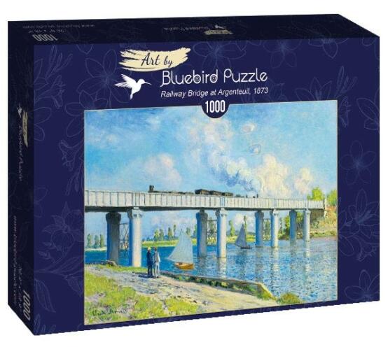 Claude Monet - Railway Bridge at Argenteuil, 1873 1000 db-os (60038)