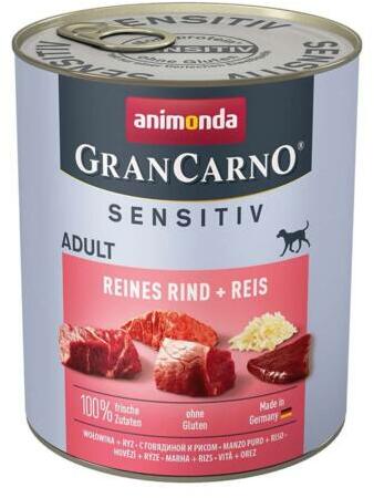Vásárlás: Animonda GranCarno Adult (sensitive) konzerv - Felnőtt kutyák  részére, színmarha+rizs 800g Kutyatáp árak összehasonlítása, GranCarno  Adult sensitive konzerv Felnőtt kutyák részére színmarha rizs 800 g boltok