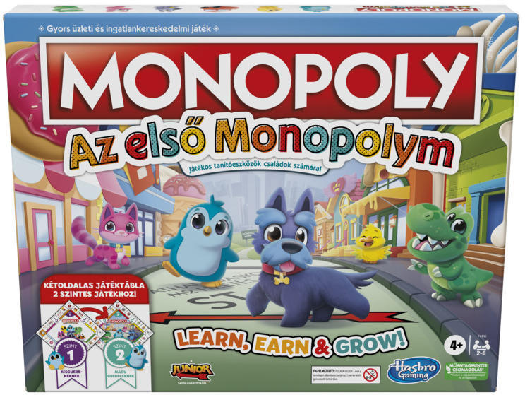 Vásárlás: Hasbro Monopoly - Az első Monopolym (F4436) Társasjáték árak  összehasonlítása, Monopoly Az első Monopolym F 4436 boltok