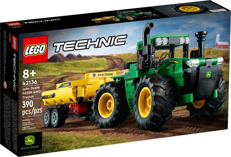 Vásárlás: LEGO® Technic - John Deere 9620R 4WD traktor (42136) LEGO árak  összehasonlítása, Technic John Deere 9620 R 4 WD traktor 42136 boltok