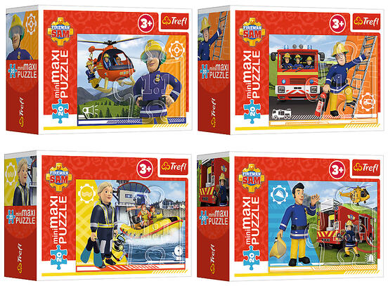 Sam, a hősies tűzoltó mini maxi puzzle 20 db-os - többféle (56030)