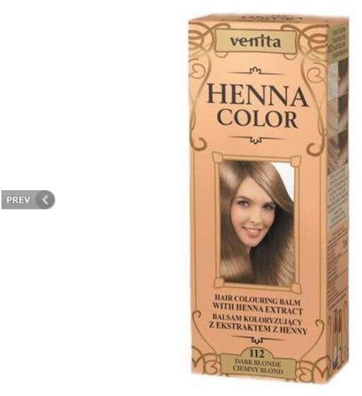 Henna Color krém 112 sötétszőke 75 ml