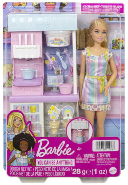 Vásárlás: Mattel Barbie - Kézműves fagylaltozó játékszett (HCN46) Barbie  baba árak összehasonlítása, Barbie Kézműves fagylaltozó játékszett HCN 46  boltok