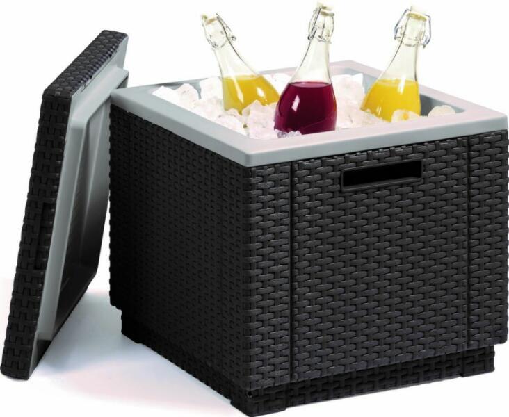 ICE CUBE Kerti rattan hűtőgép