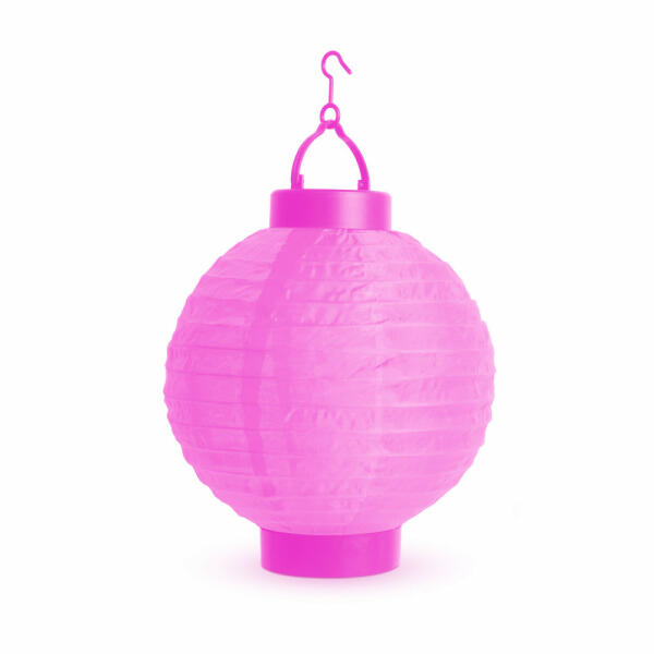 LED-es lampion - 1 LED - magenta - 2 x AAA (11399MG) (11399MG)