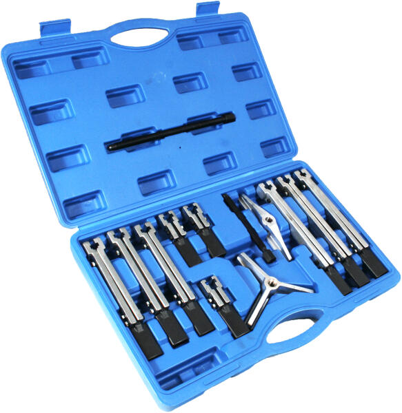 Csapágylehúzó készlet 2 és 3 körmös, csúszószáras 25-130 mm - 13 db-os (MK6105)