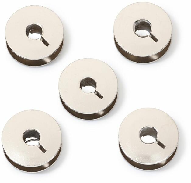 Bobinas Metálicas Prym Para Máquinas De Coser, Plata, 21,2 Mm – Perfectas Para Singer, Durr Kopp, Champion Y Pfaff