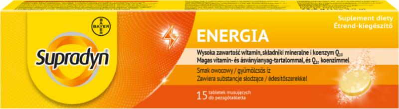 Energia pezsgőtabletta 15 db