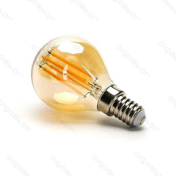 Vásárlás: Aigostar LED Filament izzó G45 E14 4W 2200K Borostyán búrával  (196295) LED izzó árak összehasonlítása, LED Filament izzó G 45 E 14 4 W  2200 K Borostyán búrával 196295 boltok