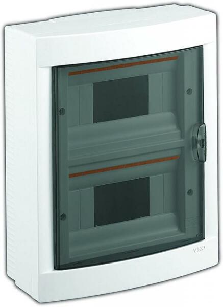 Vásárlás: VIKO Lakáselosztó, 2x8 modul, átlátszó ajtó, falon kívüli  (10db/karton) (VIKO-90918116) Villanyszerelési doboz és tartozék árak  összehasonlítása, Lakáselosztó 2 x 8 modul átlátszó ajtó falon kívüli 10 db  karton VIKO 90918116 boltok