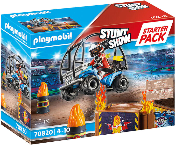Playmobil Stunt Show Vehicul Si Rampa De Foc (70820) (Playmobil) - Preturi