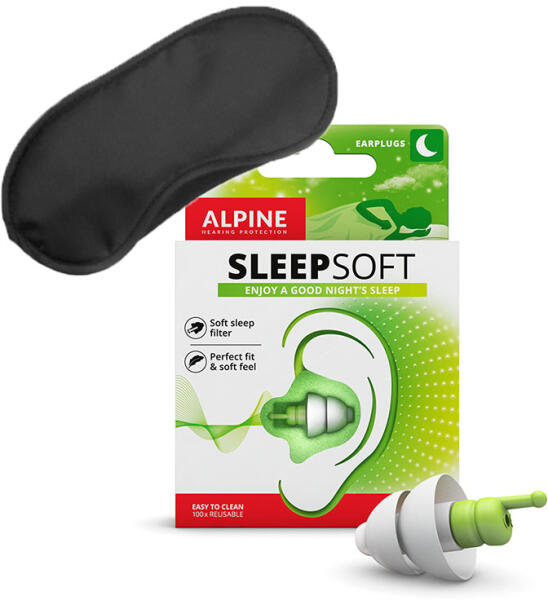 Alpine SleepSoft & Szemmaszk alváshoz