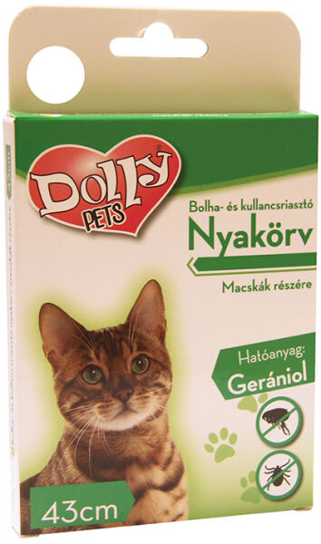 Vásárlás: Dolly Natural Bolha és kullancsriasztó nyakörv 43cm Élősködők  elleni készítmény macskáknak árak összehasonlítása, Natural Bolha és kullancsriasztó  nyakörv 43 cm boltok