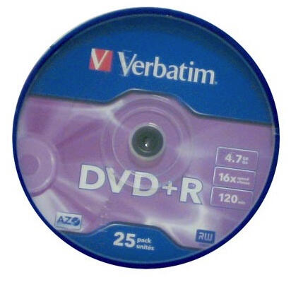 Verbatim DVD+R 4.7GB 16x Írható DVD lemez (25db) (43500) (43500) írható CD,  DVD vásárlás, olcsó Verbatim DVD+R 4.7GB 16x Írható DVD lemez (25db)  (43500) (43500) írható DVD, CD árak, akciók