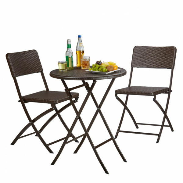 Vásárlás: Relax Kerti bútor szett 3 darabos összecsukható székkel és  asztallal Kerti bútor garnitúra árak összehasonlítása,  Kertibútorszett3darabosösszecsukhatószékkelésasztallal boltok