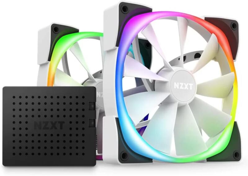 Aer RGB 2 140mm Twin Pack White (HF-2814C-DW)