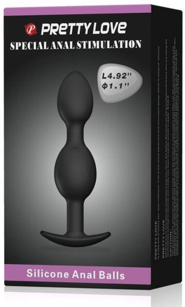 Heavy Balls Silicone Butt Plug (3) 12,5 cm (DEBRA00989)