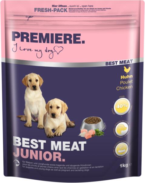Vásárlás: PREMIERE Best Meat száraz kutyaeledel junior csirke 1kg Kutyatáp  árak összehasonlítása, Best Meat száraz kutyaeledel junior csirke 1 kg  boltok