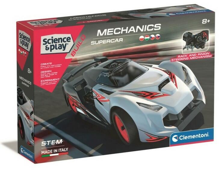 Tudomány és játék - Mechanikai laboratórium-versenyautó (50192)