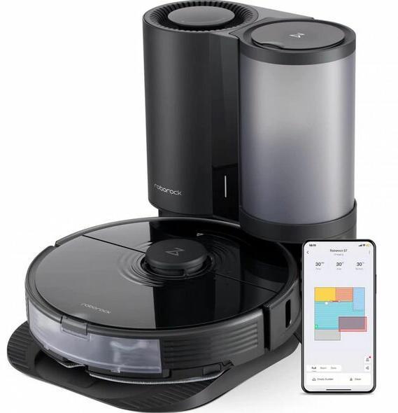 Roborock S7+ Black (S7P52-00) (R100012) (Robot curatenie) - Preturi