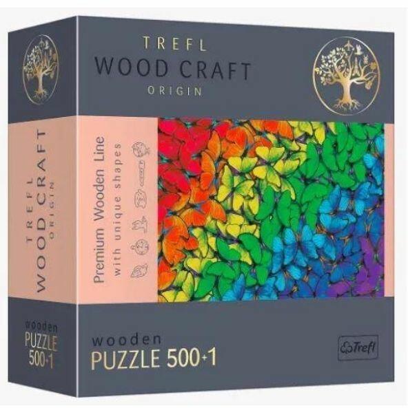 Wood Craft - Szivárvány pillangók 500+1 db-os (20159)