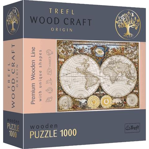 Vásárlás: Trefl Wood Craft - Régi térkép 1000 db-os (20144) Puzzle árak  összehasonlítása, Wood Craft Régi térkép 1000 db os 20144 boltok