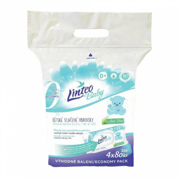 Baby Pure and Fresh Aloe Vera 4x80 db