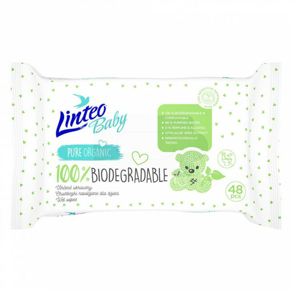 Baby 100% biológiailag lebontható 48 db