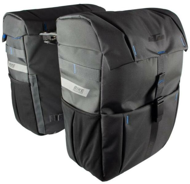 Vásárlás: KTM táska csomagtartóra Sport, dupla, Fidlock Snap-it, szürke-kék  (4785503) Biciklis táska, tok árak összehasonlítása, táska csomagtartóra  Sport dupla Fidlock Snap it szürke kék 4785503 boltok
