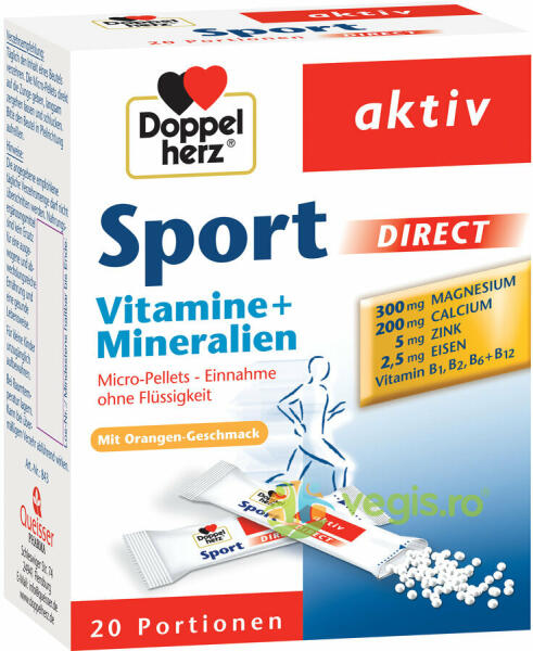 Doppelherz Vitamine si Minerale pentru Muschi si Energie Sport Direct 20dz  (Suplimente nutritive) - Preturi