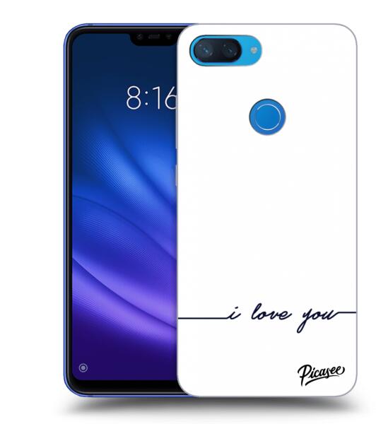 Picasee Husă neagră din silicon pentru Xiaomi Mi 8 Lite - I love you (Husa  telefon mobil) - Preturi