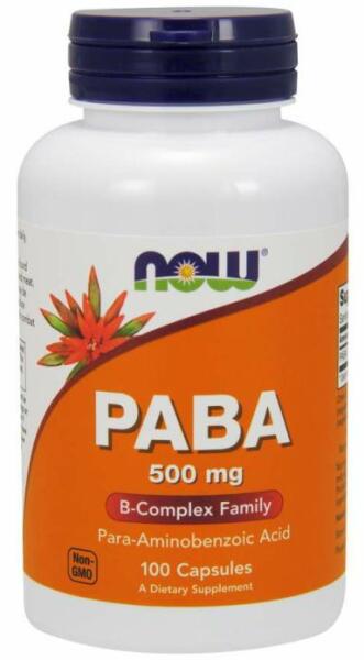 Paba Mini Vásárlás: NOW PABA 500mg kapszula 100db Táplálékkiegészítő árak ...