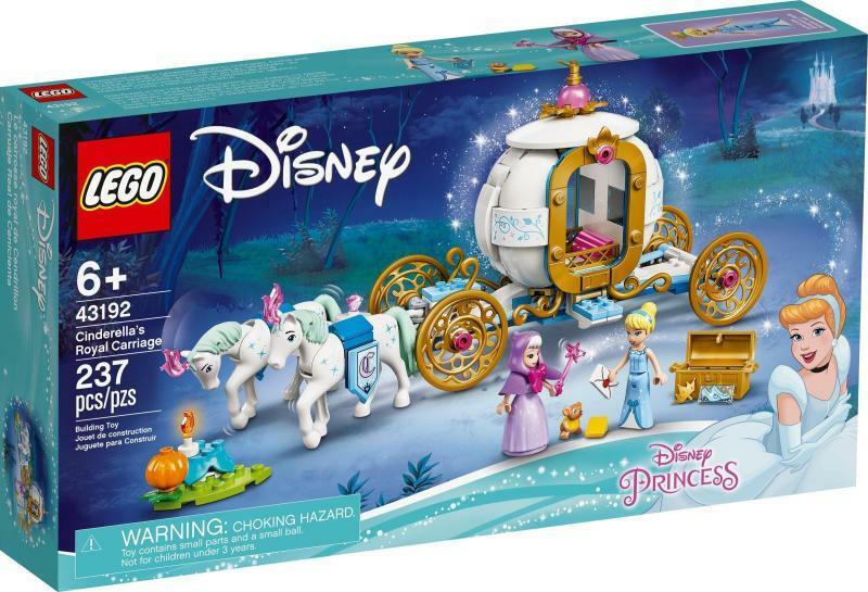 LEGO® Disney Princess™ - Cinderella's Royal Carriage (43192) (LEGO) -  Preturi