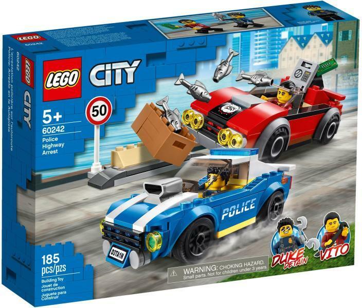 Several Duke Hubert Hudson LEGO® City - Police Highway Arrest (60242) (LEGO) - Preturi