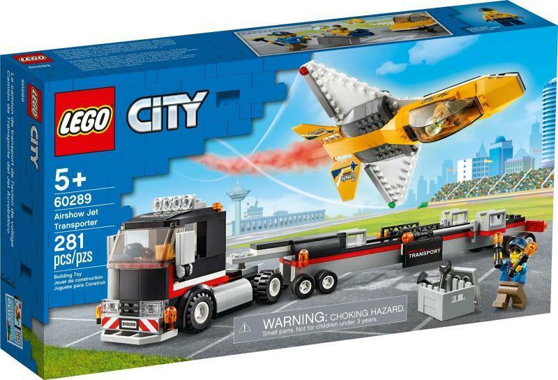 とも LEGO® City - Airshow Jet Transporter (60289) (LEGO) - Preturi