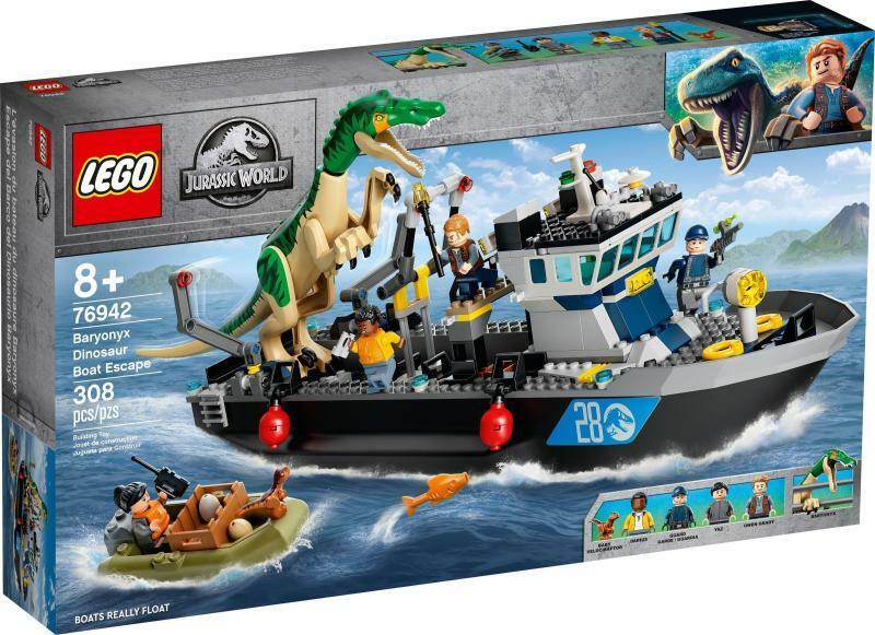 LEGO® Jurassic World Baryonyx Dinosaur Boat Escape (76942) (LEGO) - Preturi