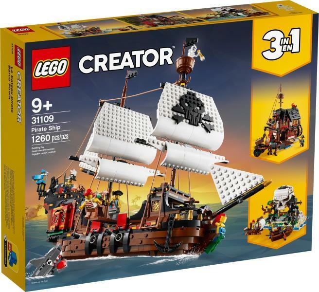 Цени на LEGO® Creator 3-in-1 - Pirate Ship (31109), играчки развиващи  умения, магазини за Лего
