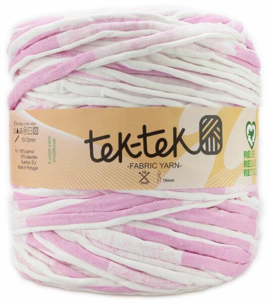 Vásárlás: Tek-Tek pamut pólófonal, nagy gombolyag, rózsaszín-fehér mix, Tek-151  Fonal árak összehasonlítása, pamut pólófonal nagy gombolyag rózsaszín fehér  mix Tek 151 boltok