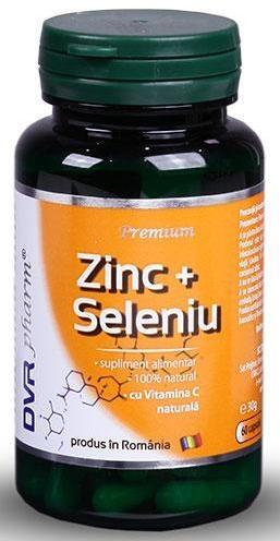 DVR Pharm Zinc + Seleniu cu Vitamina C 60 Capsule (Suplimente nutritive) -  Preturi