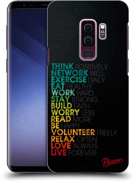 Vásárlás: Picasee Fekete szilikon tok az alábbi mobiltelefonokra Samsung  Galaxy S9 Plus G965F - Motto life Mobiltelefon tok árak összehasonlítása,  Fekete szilikon tok az alábbi mobiltelefonokra Samsung Galaxy S 9 Plus G