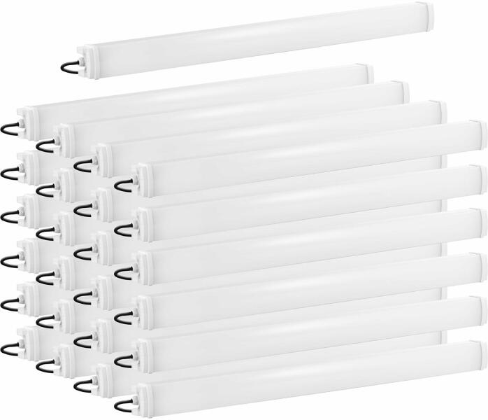 LED lámpa nedves helyiségbe - 25 darabos készlet - 40 W - 120 cm - 4400 lm - 6000-6500 K (LED waterproof luminare-SET 5 25pcs)
