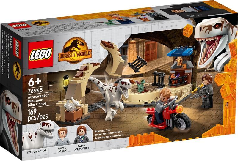 Vásárlás: LEGO® Jurassic World - Atrociraptor dinoszaurusz motoros üldözés  (76945) LEGO árak összehasonlítása, Jurassic World Atrociraptor  dinoszaurusz motoros üldözés 76945 boltok