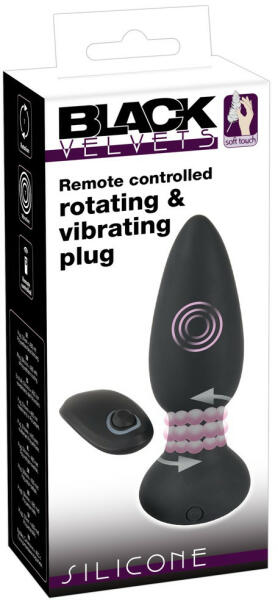 Remote Controlled Rotating & Vibrating Plug