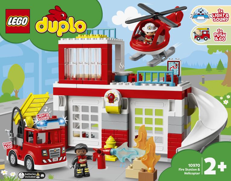 LEGO® DUPLO® - Fire Station & Helicopter (10970) (LEGO) - Preturi