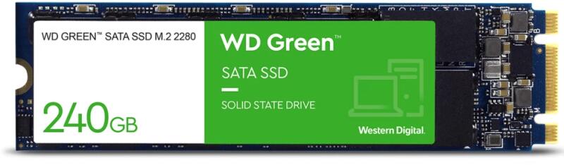 Western Digital Green 240GB M.2 SATA3 (WDS240G3G0B) (Solid State Drive SSD  intern) - Preturi